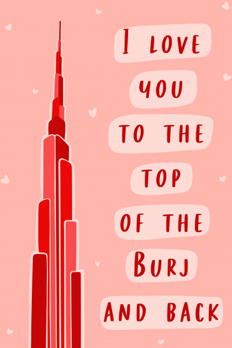 Love to the Burj and back
