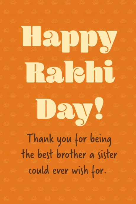 Happy Rakhi Day!