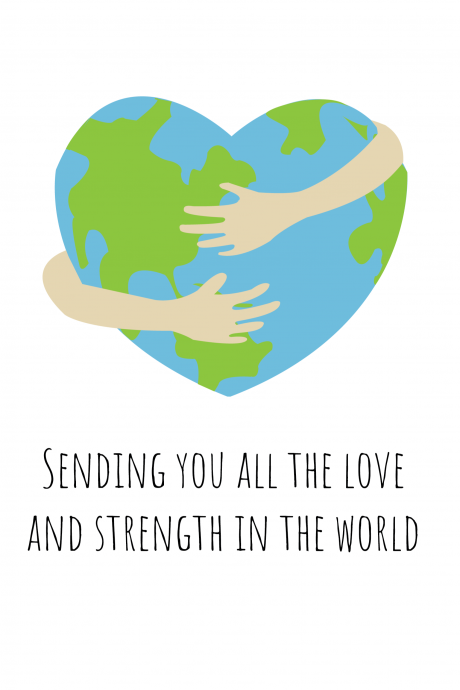 Sending all the love and strength - Strength Card